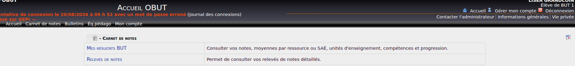 Information OBUT